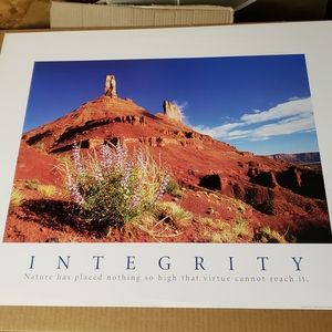 Large loose life quote art print